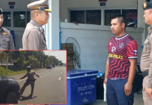 “ผู้การไก่บุรีรัมย์”เยี่ยมสตอ.หนองกี่บาดเจ็บเหตุรถแหกด่านชน