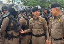 ”รองสำราญ“ให้กำลังใจคฝ.ปฏิบัติหน้าที่ชายแดนไทยเขมร