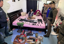 ตำรวจพัทยาปกครองบางละมุงบุกจับหนุ่มเช่าห้องทำรง.ผลิตปืนเถื่อน