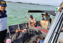 ตำรวจน้ำสกัดสปีทโบ๊ตขนพม่าเข้ามาเลเซียที่ปากน้ำโก-ลก