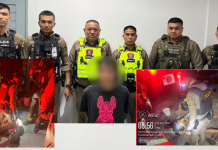 สายตรวจปทุมวัน-191ร่วมล็อกลูกจ้างหนุ่มแทงรุ่นพี่เจ็บเหตุทะเลาะในวงเหล้า