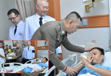 ผบ.ตร.เยี่ยมดาบตชด.กระดูกเหล็กรบเขมรเจ็บครั้งที่2