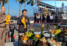 ตำรวจพัทยาบวงสรวง“เสด็จเตี่ย” วันอาภากรรำลึก