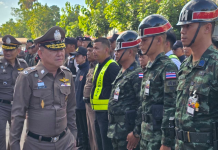 สุระ1ปล่อยแถวตำรวจโคราชรับมือเทศกาลปีใหม่-สถานการณ์ชายแดน