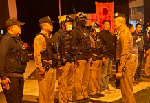 “ผู้การไก่โคราช”ออกตรวจการระวังป้องกันในจุดยุทธศาสตร์