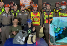 จร.กลางจับคาด่านเมาแรงงานเขมร-เมียไทยพกประทัดบอล33ลูกอ้างมีเรื่องกับเพื่อนคนงาน