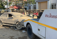 รถยกนครบาลเคลื่อนย้ายรถถูกน้ำท่วมหาดใหญ่เก็บจอด3จุด