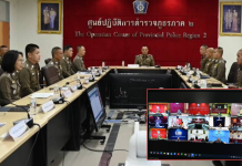ตำรวจภาค2ประชุมซูมพร้อมดูแลความปลอดภัยปีใหม่69