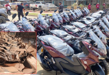 “บิ๊กต่าย”ส่งจยย.สายตรวจใหม่100คันถึงสภ.หาดใหญ่ ทดแทนจมน้ำเสียหาย