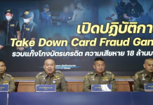 ปอศ.ทลายแก๊งโกงบัตรเครดิตหลอกเพิ่มวงเงินรูดซื้อของ