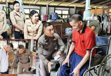 “ผู้การทักษ์นครปฐม“เยี่ยม2ลูกน้องตามโครงการครอบครัวตำรวจไม่ทิ้งกัน