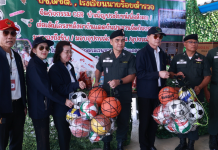 “บิ๊กอู๊ด”นำนศ.วชส.2มอบอุปกรณ์การเรียน-กีฬาให้รร.ตชด.บ้านคลองน้อย