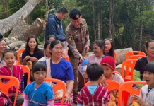 ตำรวจบ้านโฮ่งร่วมกต.ตร.จัดงานวันเด็กให้กลุ่มชาติพันธุ์ “ปกาเกอะญอ“