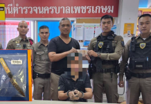 สายตรวจเพชรเกษมจับทันควันหนุ่มหลอนแทงญาติปางตาย