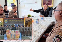 “บิ๊กต่อบช.ก.”ขอบคุณชุดปพ.-ตำรวจทางหลวงอีสานใต้ร่วมปฏิบัติหน้าที่ชายแดนไทยเขมร