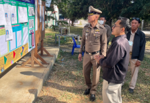 ตำรวจบ้านโฮ่งออกตรวจหน่วยเลือกตั้งอบต.ในพื้นที่ไม่พบทุจริต