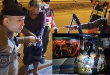 ตำรวจทางหลวงลำปางตั้งด่านดูแลปชช.จับ2คดีรับปีใหม่