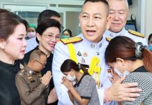 บิ๊กตำรวจให้กำลังใจครอบครัวดาบตชด.เจ็บสาหัสศึกเขมร