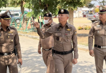 เจดีย์1ตรวจเยี่ยมโรงพักจอมบึงราชบุรี