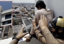 ตำรวจอรัญช่วยระทึกชายเครียดปีนดาดฟ้ารพ.