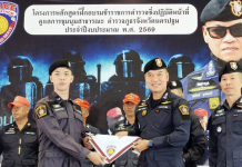 ”ผู้การนครปฐม“เปิดการฝึกทบทวนยุทธวิธี คฝ.