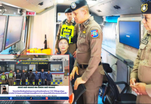 ตำรวจท่องเที่ยวสองแควใช้กล้องติดรถสแกนจับผู้ต้องหากลางวัดใหญ่