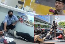 รปภ.แบงก์เจ๋งจับหนุ่มตกงานบุกเดี่ยวมีดจี้ชิงทรัพย์ส่งตำรวจ