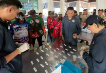 ตำรวจท่องเที่ยวพัทยาบูรณาการร่วมสุ่มตรวจปัสสาวะพนักงานขับเรือแหลมบาลีฮาย