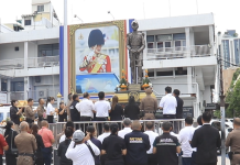 “วันอาภากร” ตำรวจพัทยาบวงสรวง“กรมหลวงชุมพร”