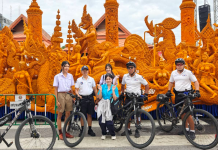 ตำรวจท่องเที่ยวโคราชคุมเข้มงานแห่เทียนพรรษา 2569