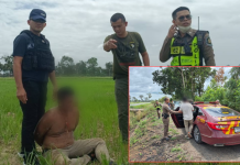 ตำรวจทางหลวงละหานทรายล่า22กม.จับหนุ่มใหญ่หนีหมายศาลคดีชิงทรัพย์กบดานนาน 2 ปี