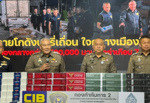“บิ๊กไมค์”แถลงปอศ.ทลายโกดังบุหรี่เถื่อนโคราชมูลค่า7ล.