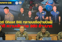 ”บิ๊กต่อบช.ก.“แถลงปอศ. ทลายเครือข่ายบิลผี โกงภาษีมูลค่าเพิ่มเสียหาย 360 ล.บาท