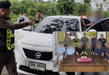 ตำรวจทางหลวงลำปางสกัดจับแก๊งลอบขนคนจีนส่งแม่สอด