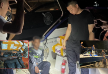 ตำรวจน้ำจับกลางทะเลตราดสปีดโบ๊ตขนอาก้า2ลำกระสุน2.4หมื่นนัด