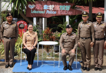 “รองธนา”คืนถิ่นตรวจเยี่ยมสภ.ละหานทรายโรงพักแรกครั้งติดยศร.ต.ต