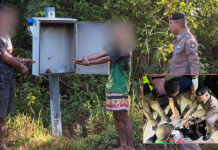 ตำรวจทางหลวงอุบลฯ รวบ2หัวขโมยลักตัดสายไฟส่องสว่างทางเข้าเขื่อนสิรินธรตรวจสอบพบประวัติโชก