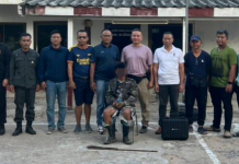 ตร.เมืองยางตามตะครุบหนุ่มวัย40ขี้ตกใจคนหาปูนามาขอน้ำดื่มยิงขาลาก